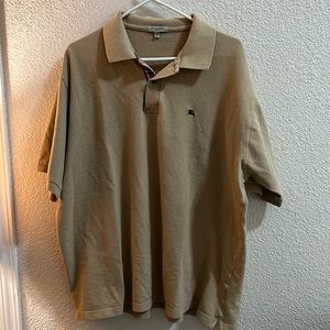 SUPER NICE BURBERRY Polo Monogram BUTTON UP